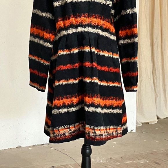 Babette Orange, black and cream, cotton embroidered jacket - Picture 3 of 15